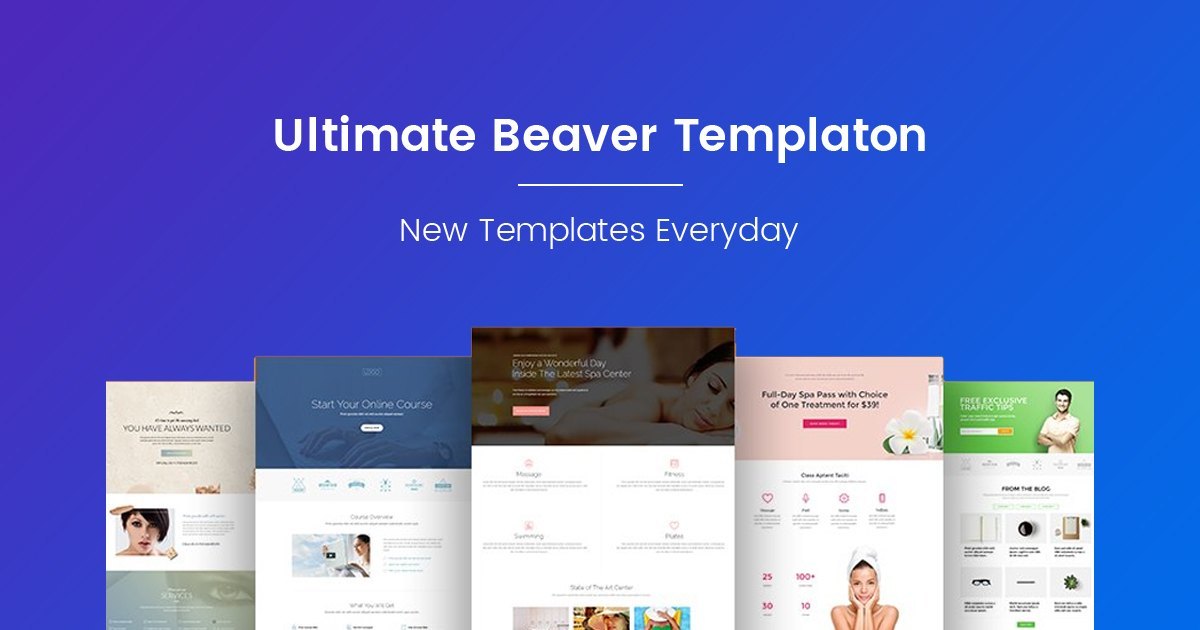 The Ultimate Beaver Templathon: New Templates Every Day Ultimate