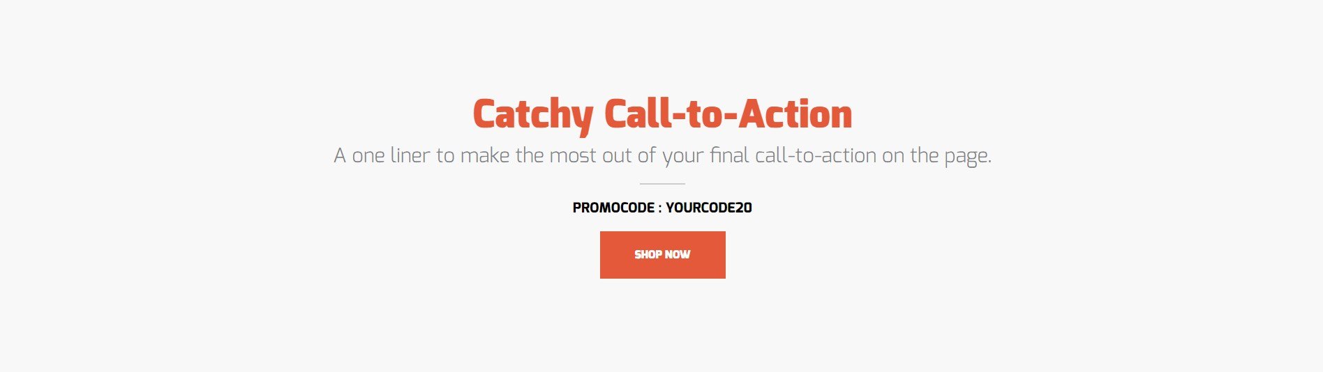 Call-to-action module on Beaver Builder page Template