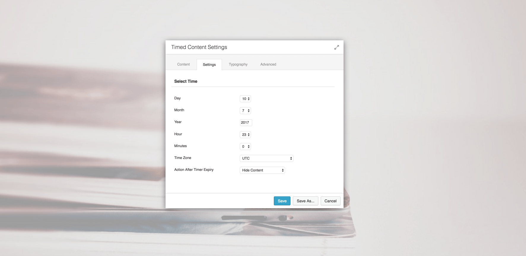 Free Addon: Timed Content for Beaver Builder - Ultimate Addons for ...