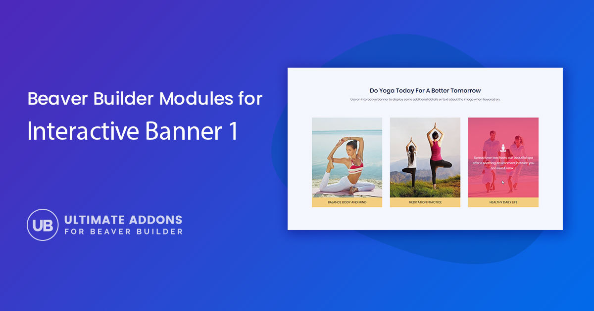 WordPress Interactive Banner With Hover Effects Ultimate Addons for