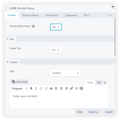 Building Site-wide Modal Popups in Beaver Builder & UABB – Ultimate ...