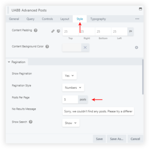 How to enable Pagination for Advanced Posts module - Ultimate Addons ...