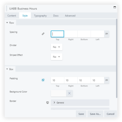 Business Hours Module in UABB – Ultimate Addons for Beaver Builder