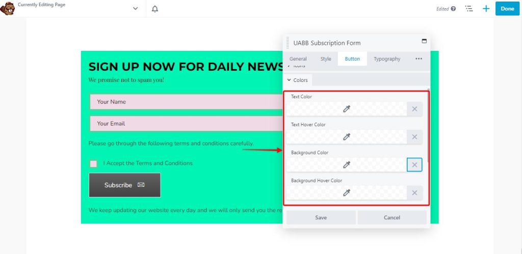 UABB-subscription-form-button-color