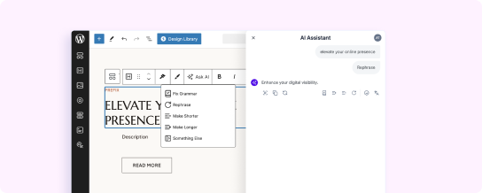 cutomize with ai